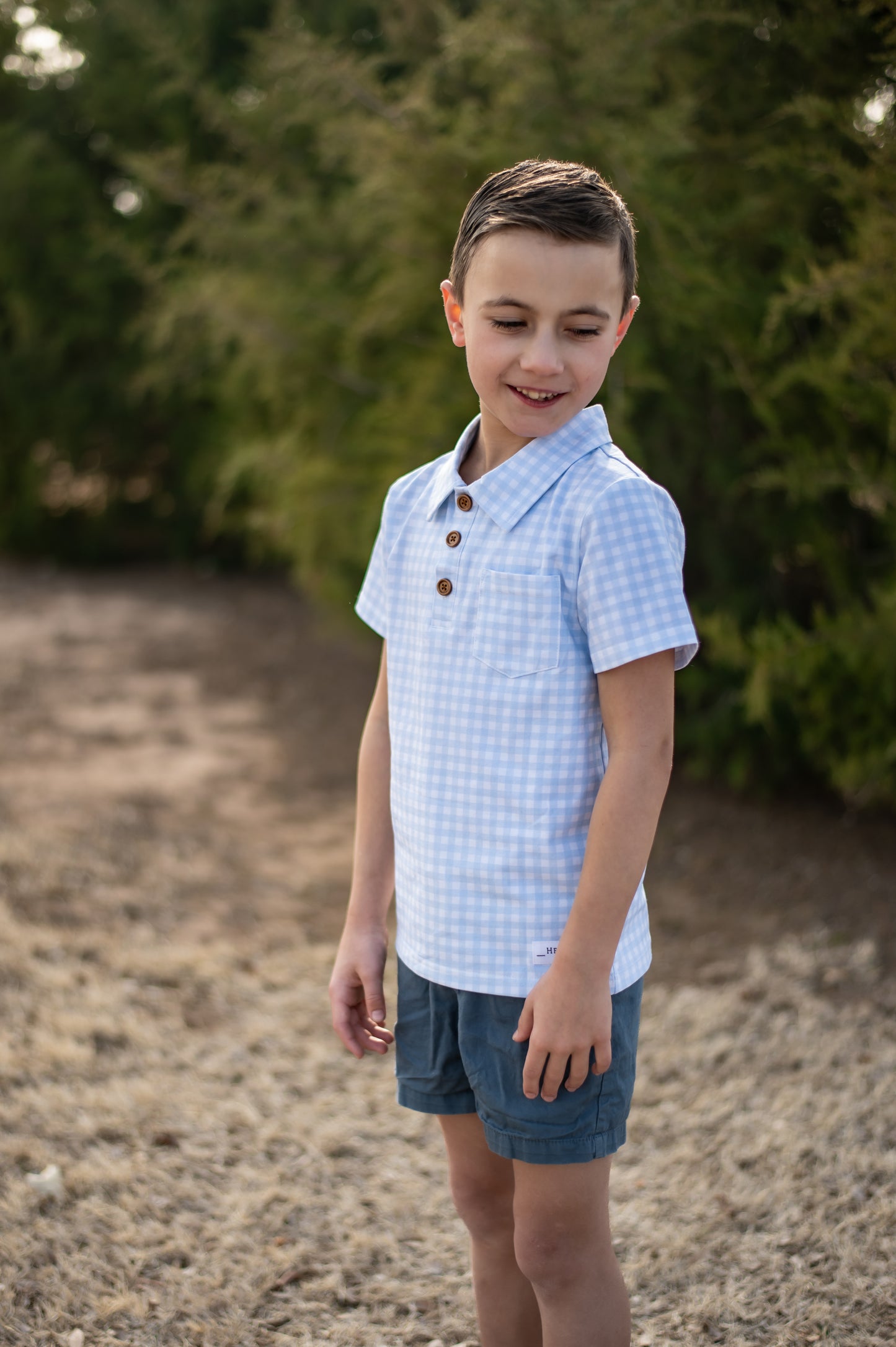 Blue Gingham Gavin (RTS)