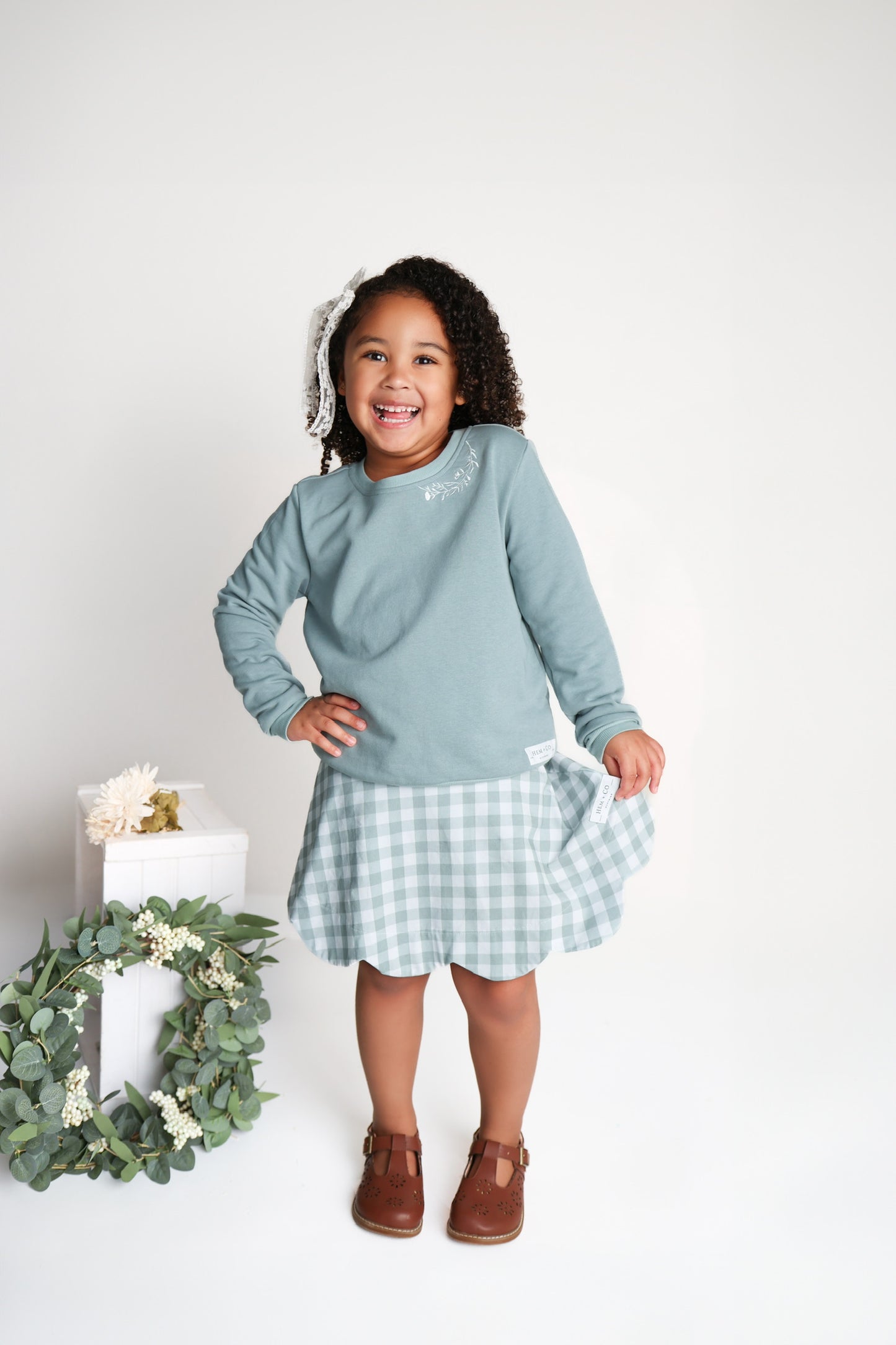 Fall Sweatshirt- Meadow Sage (RTS)