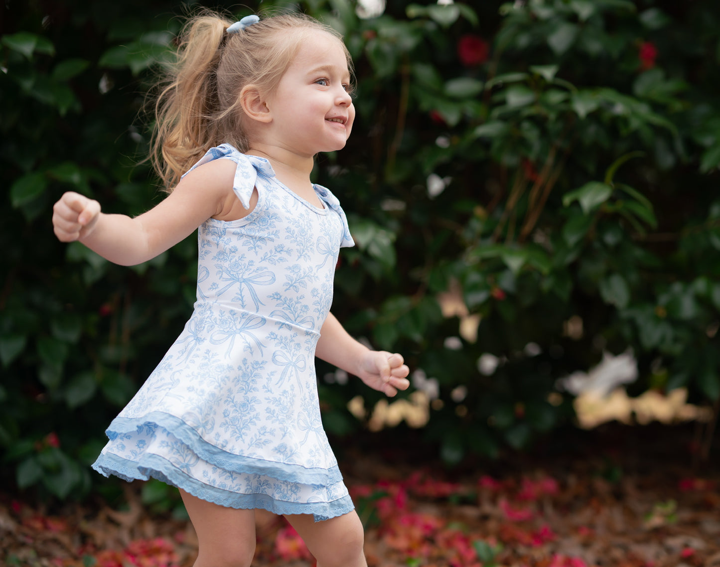 Blue Bow Active Dress (Preorder)