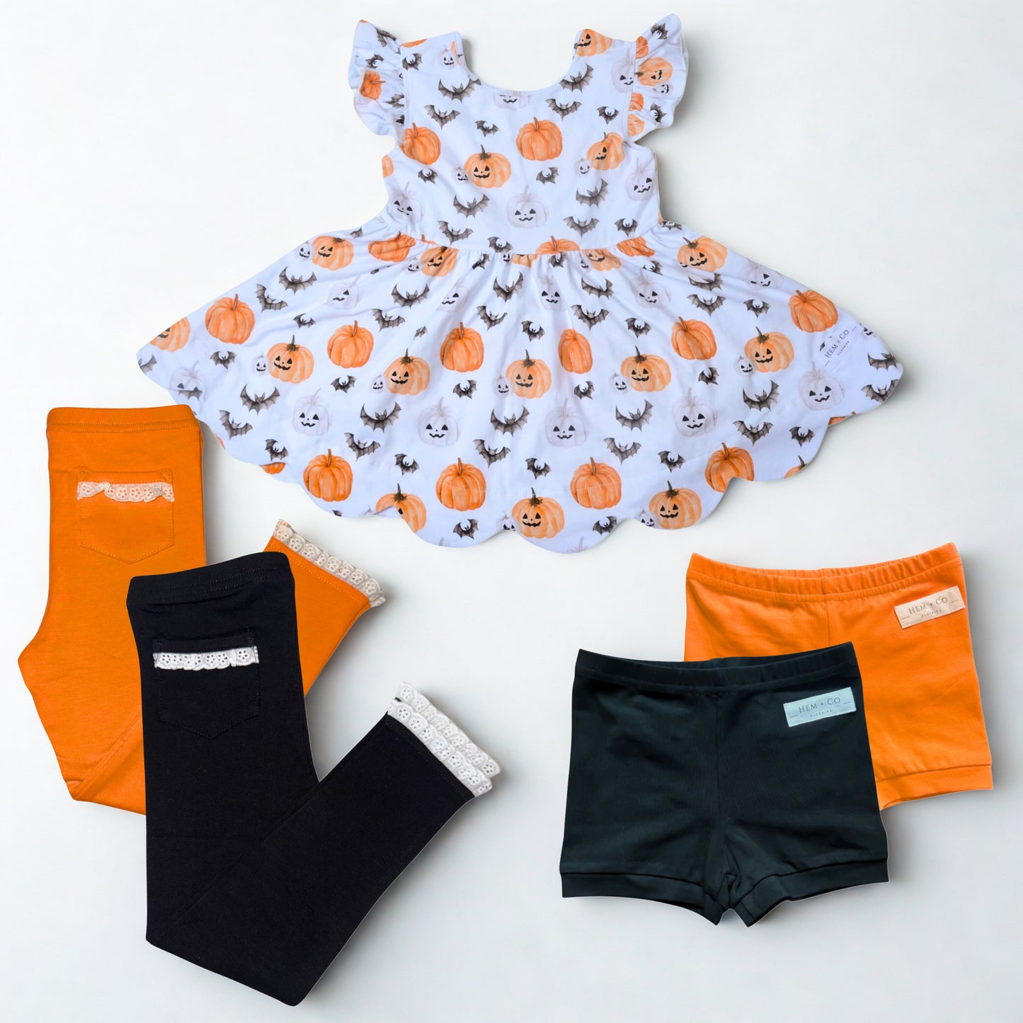 Pick n' Play Shorts- Orange (RTS)