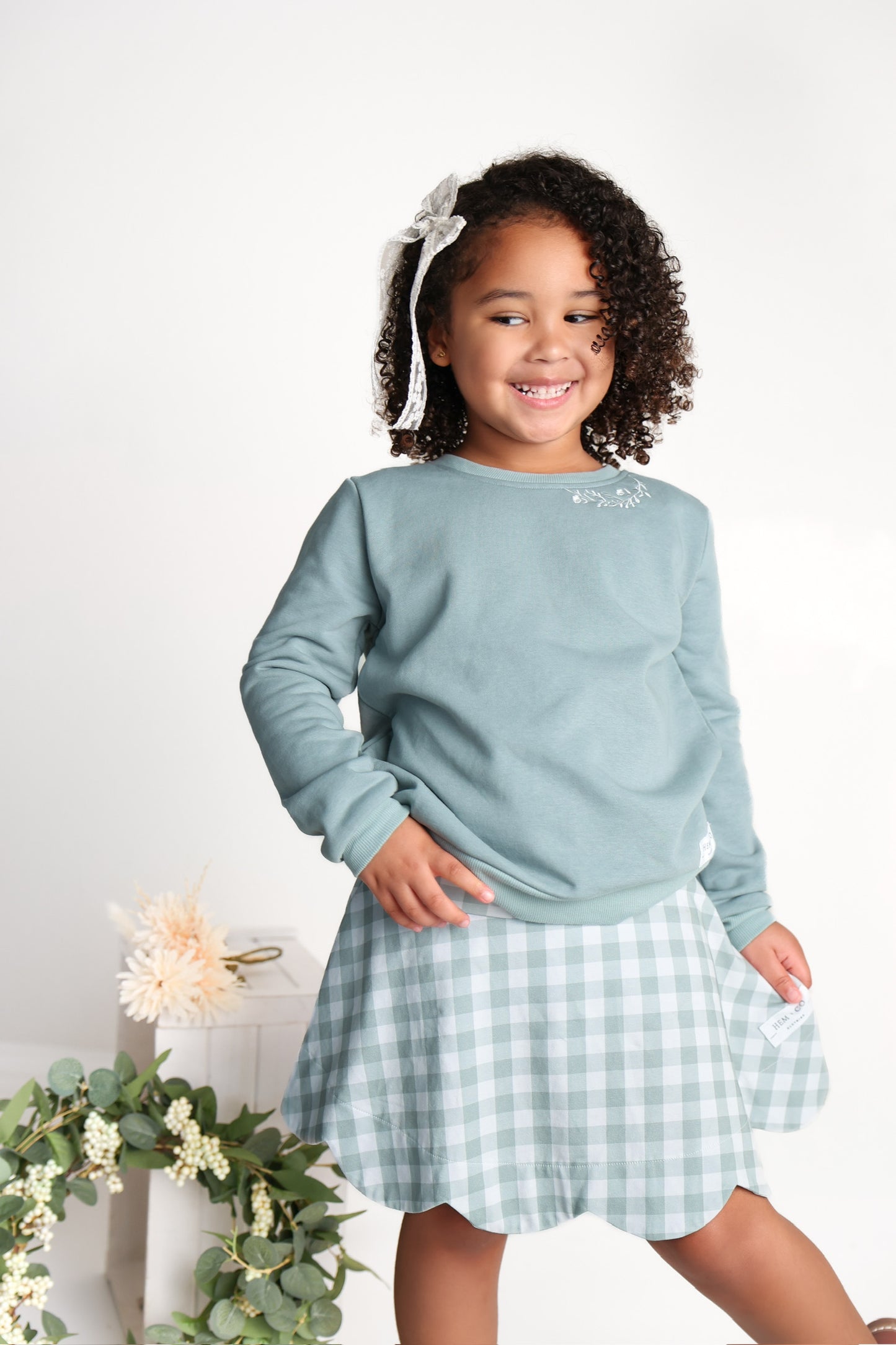 Fall Sweatshirt- Meadow Sage (RTS)