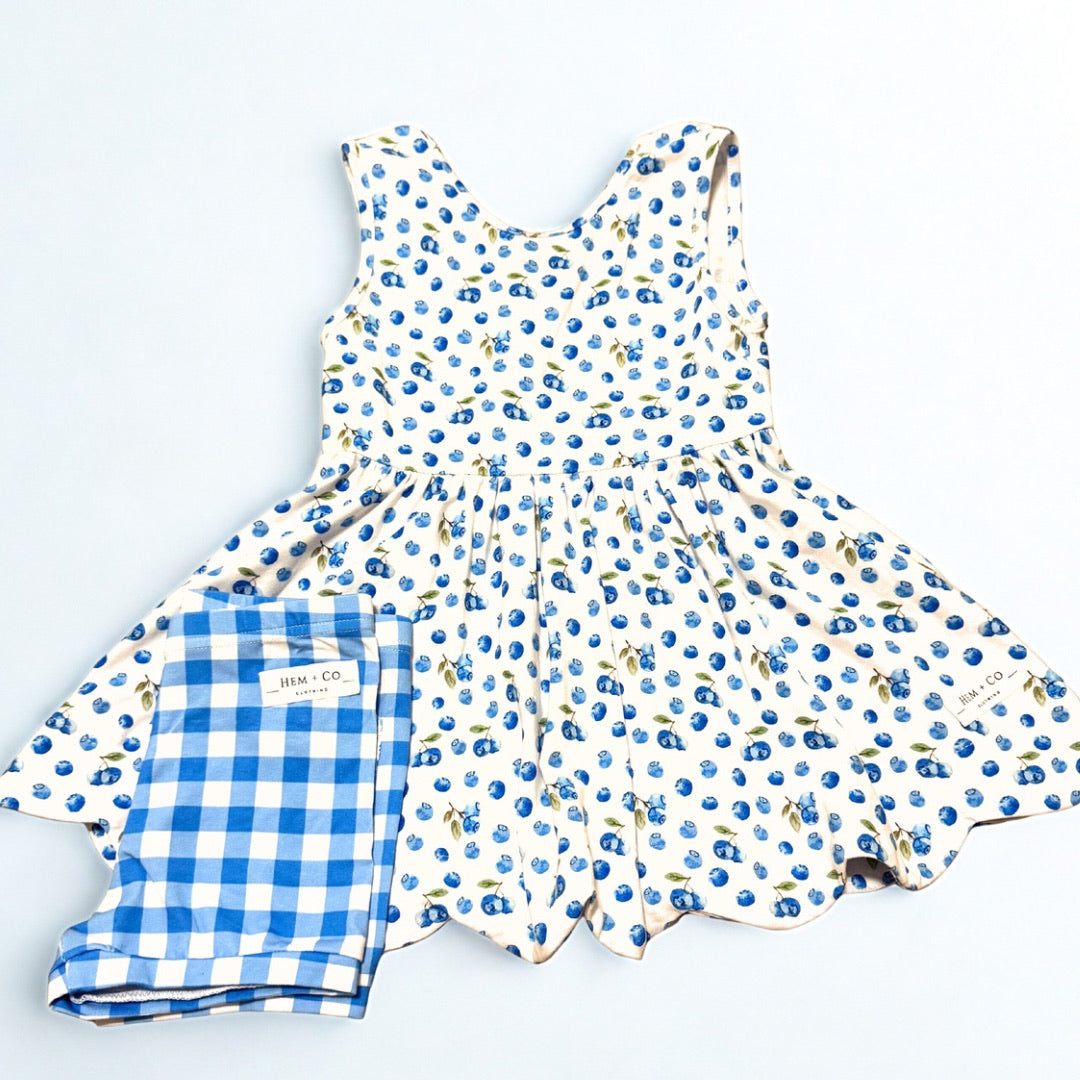 Pick n' Play Shirt- Blueberries (RTS)