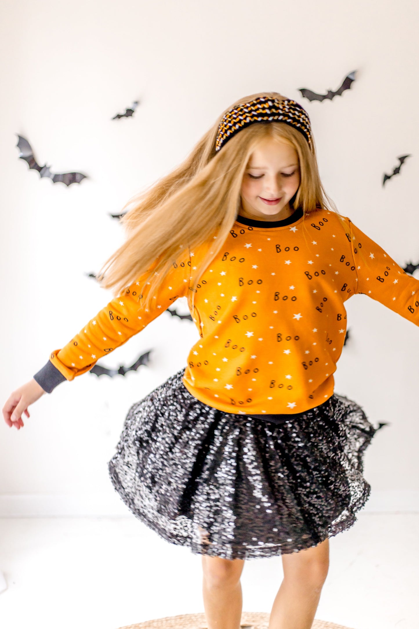Halloween Sweatshirt- Boo (RTS)