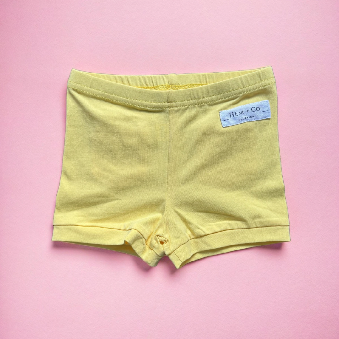 Pick n' Play Shorts- Yellow (RTS)