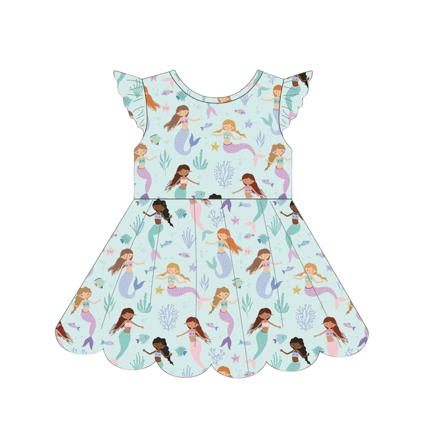 Pick n' Play Shirt- Mermaids (RTS)