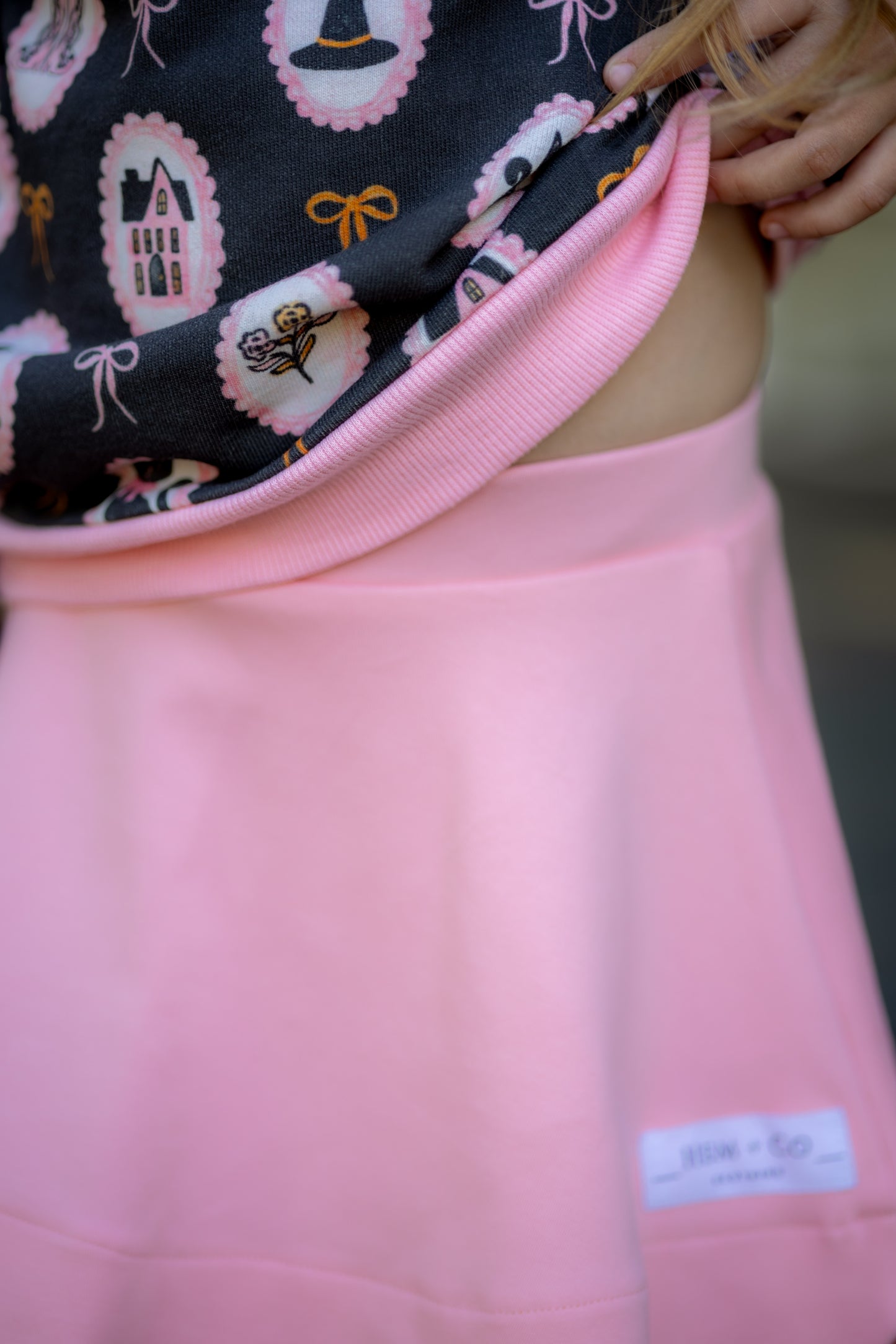 Pink Scalloped Skort (RTS)