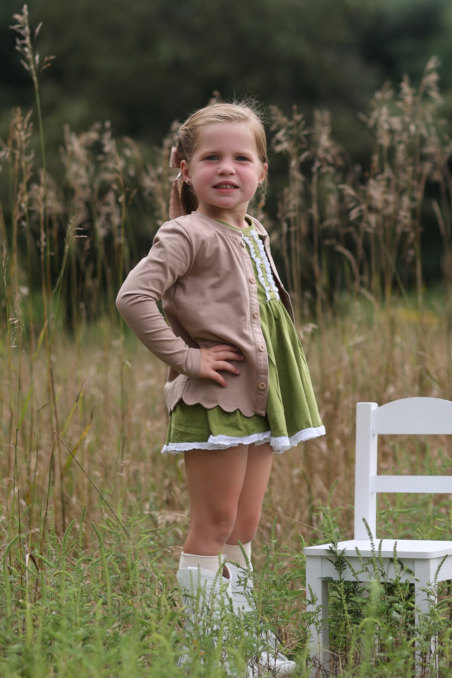 Scallop Cardigan (RTS)