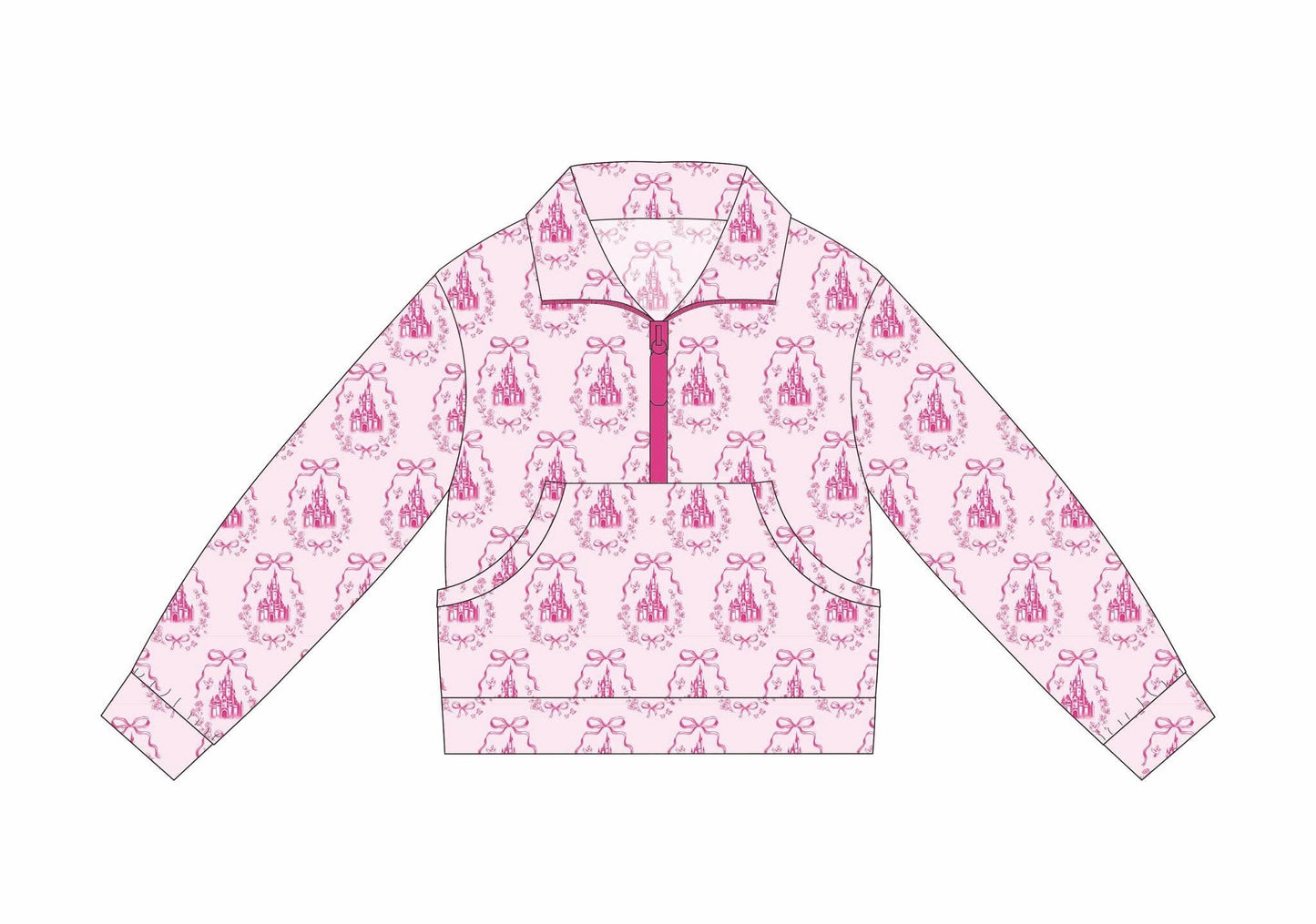Pink Once Upon A Twirl Pullover- Athleisure (RTS)