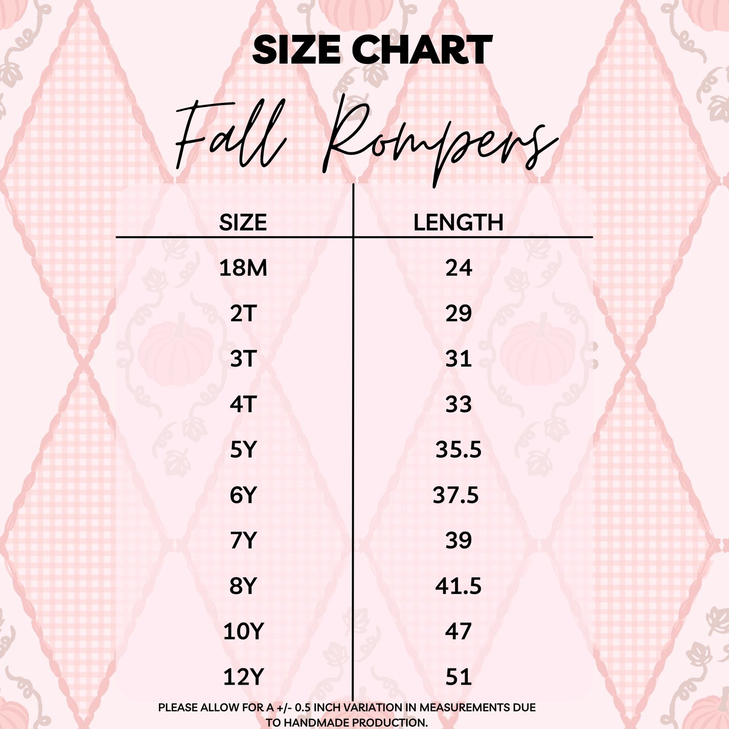Fall Romper (RTS)