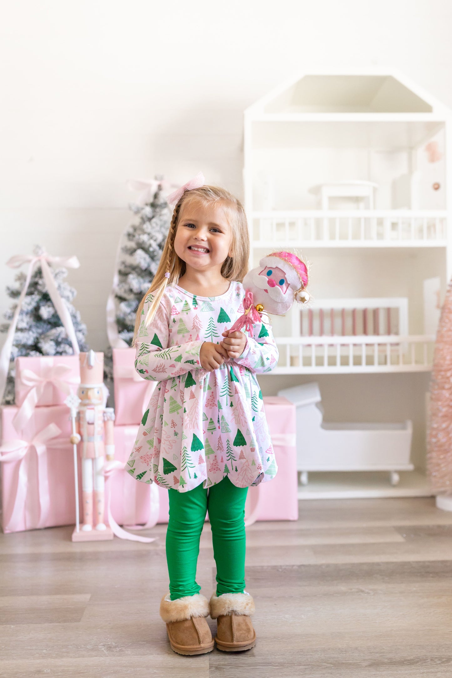 Pick n' Play Shirt- Pink Christmas (Preorder)