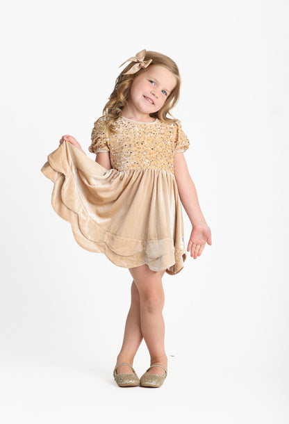 The Celebration Dress- Gold (Preorder)