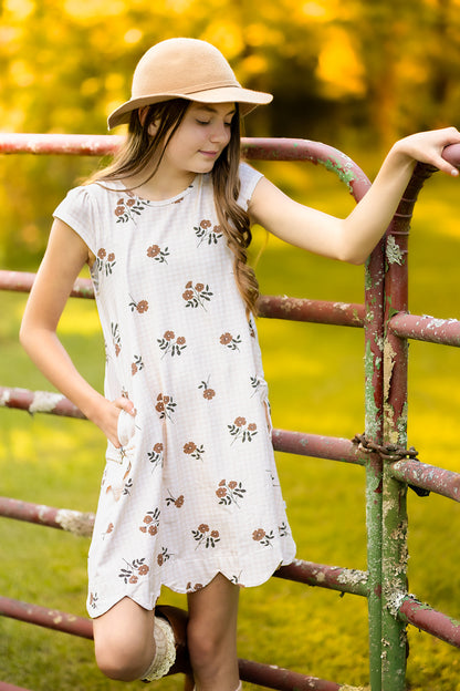 Golden Hour Floral Dress (Preorder)