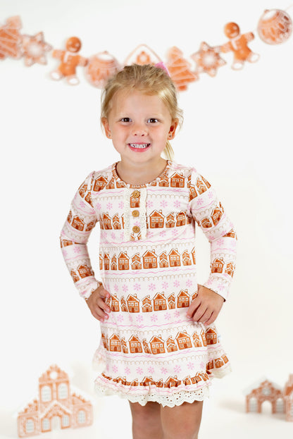 Children's Gown- Gingerbread Village Co-zies (Preorder)