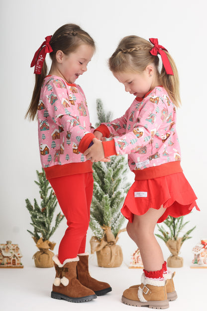 Pick n' Play Leggings- Red (Preorder)