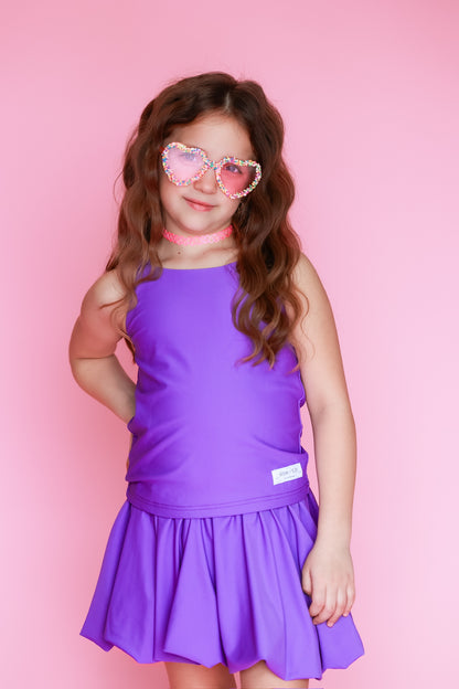 Neon Bubble Skort- Athleisure (Preorder)