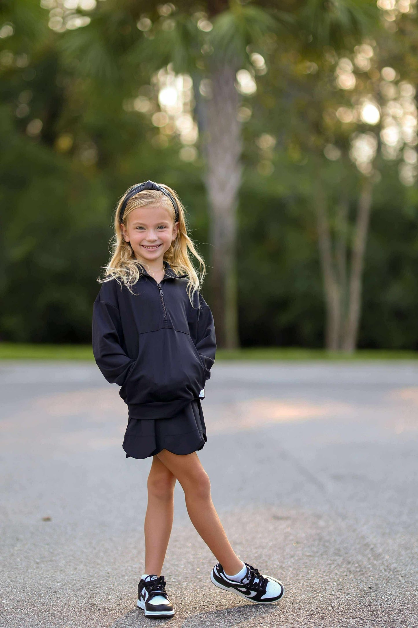 Fall Scalloped Skort- Athleisure (RTS)