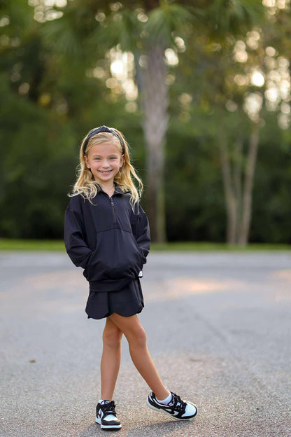 Fall Scalloped Skort- Athleisure (RTS)