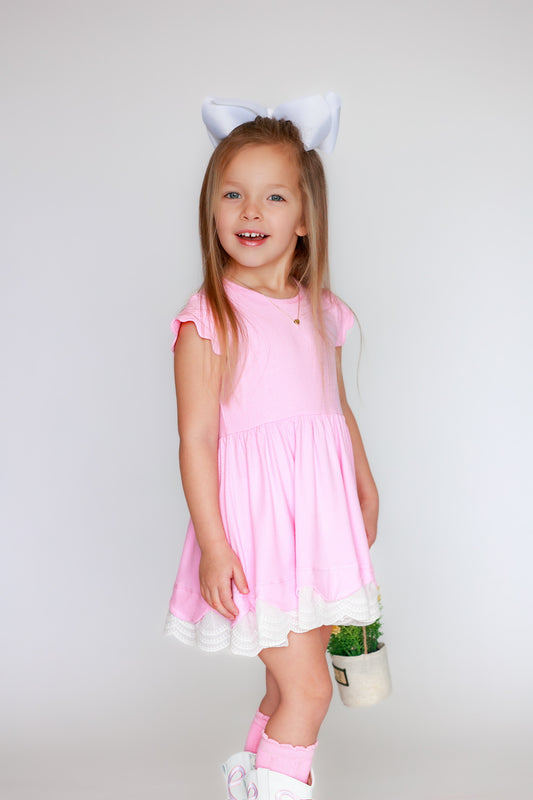 Spring Ribbed Playset- Pink (RTS)