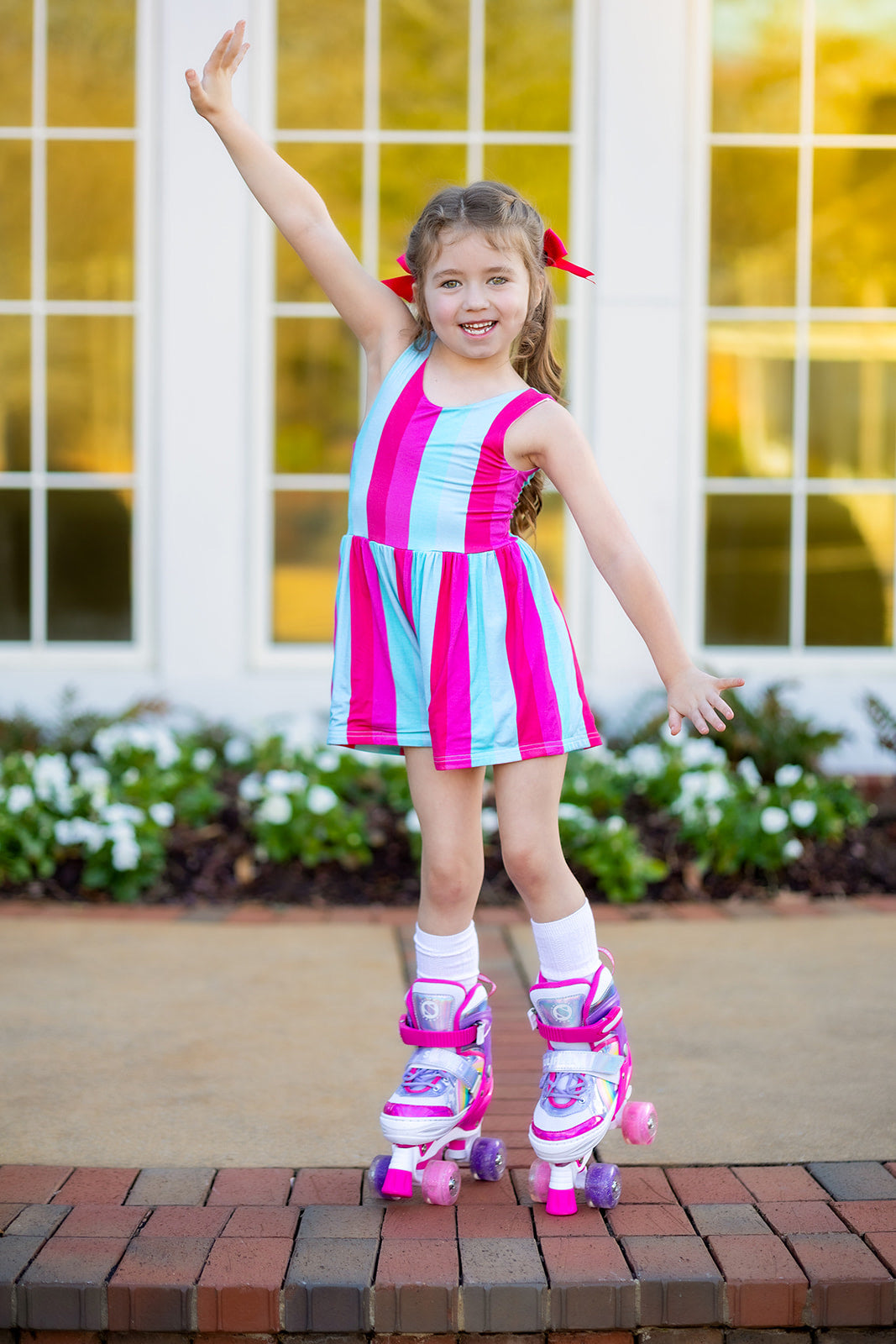 Summer Stripe Romper (RTS)