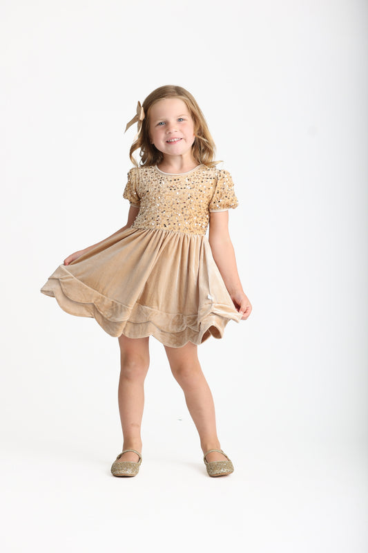 The Celebration Dress- Gold (Preorder)