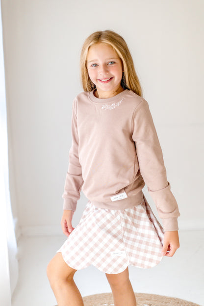 Fall Sweatshirt- Warm Taupe (RTS)