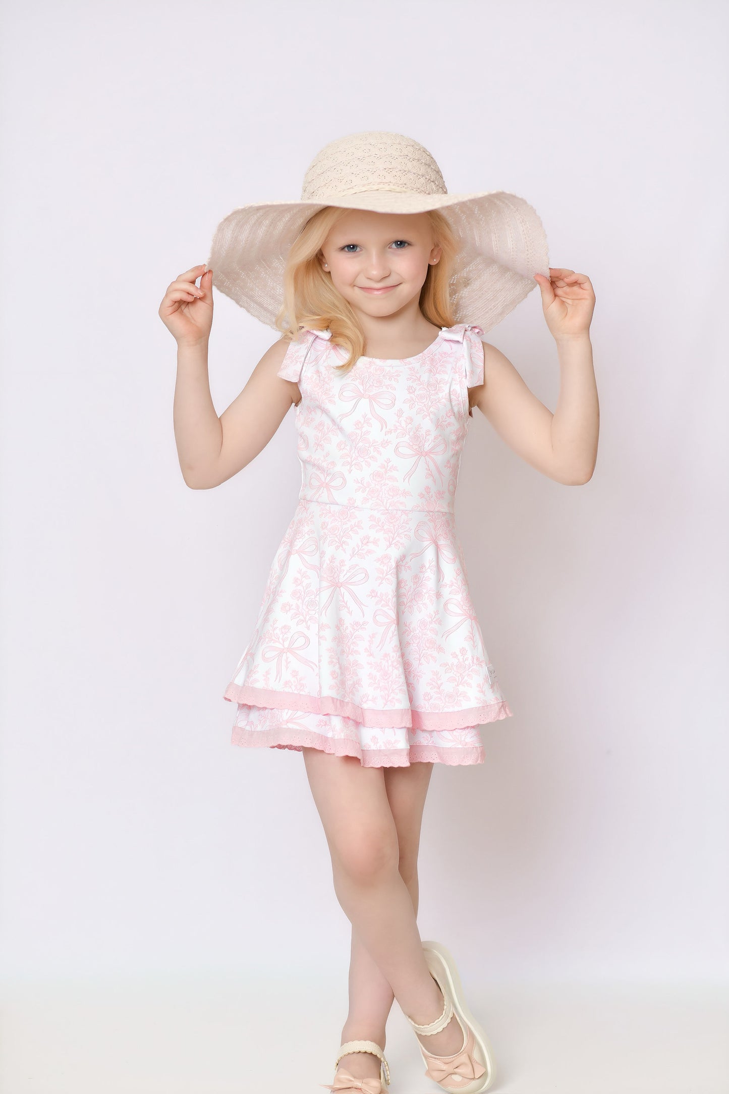 Pink Bow Active Dress (Preorder)