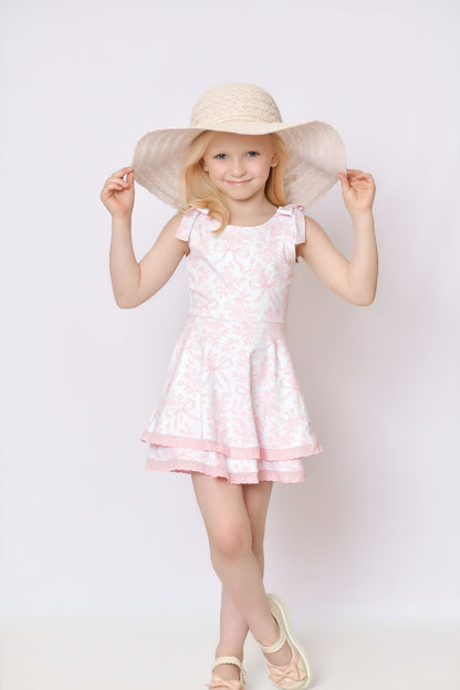 Pink Bow Active Dress (Preorder)