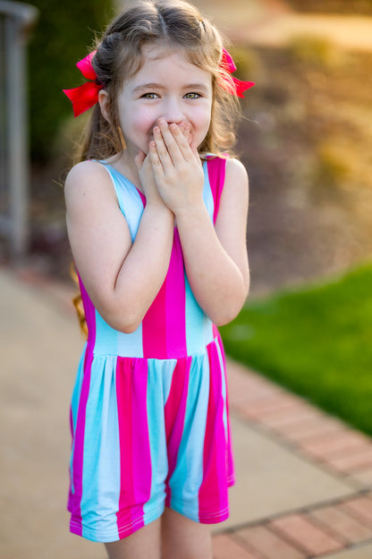 Summer Stripe Romper (RTS)
