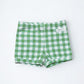 Pick n' Play Shorts- Green Gingham (RTS)