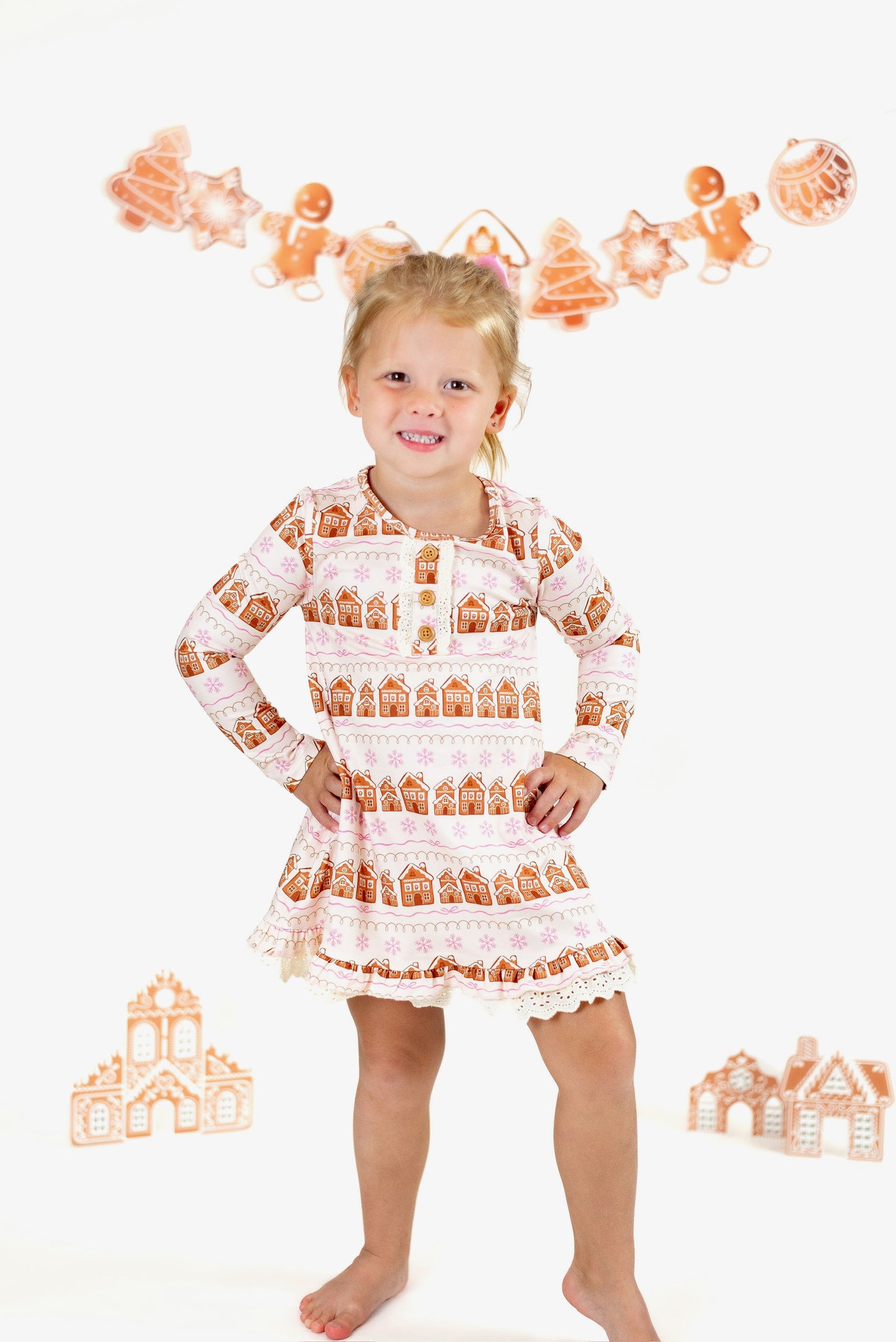 Children's Gown- Gingerbread Village Co-zies (Preorder)
