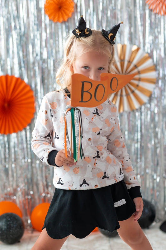 Halloween Sweatshirt- Ghosties (RTS)