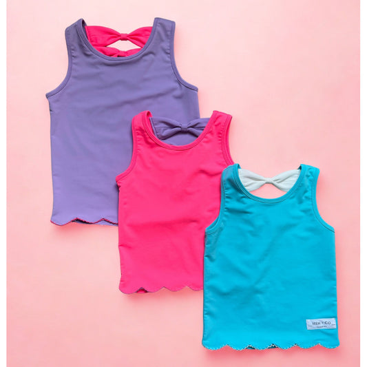 Pick n’ Play Scallop Tank- Athleisure (Preorder)