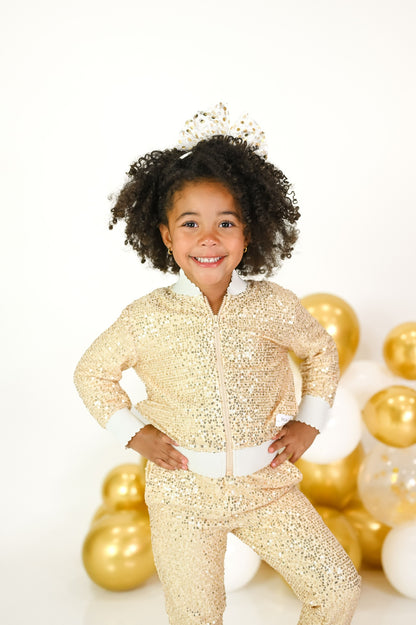 Sparkle Jacket- Gold (RTS)