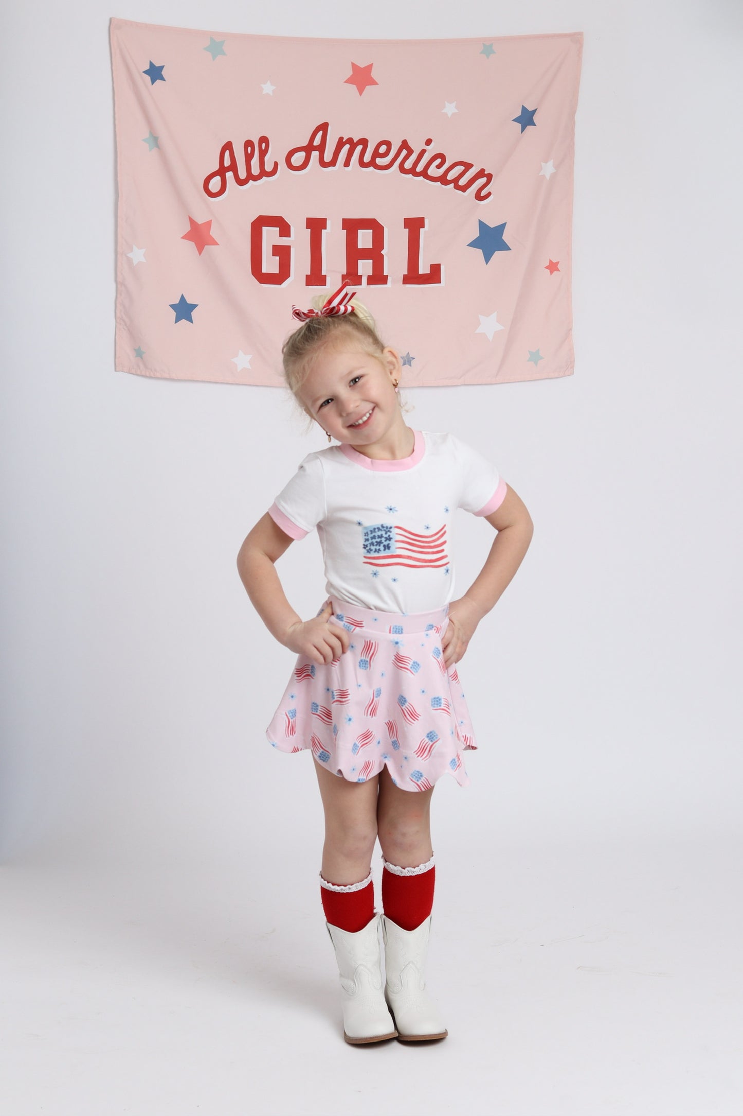 Red, White, and Bloom Shirt (RTS)