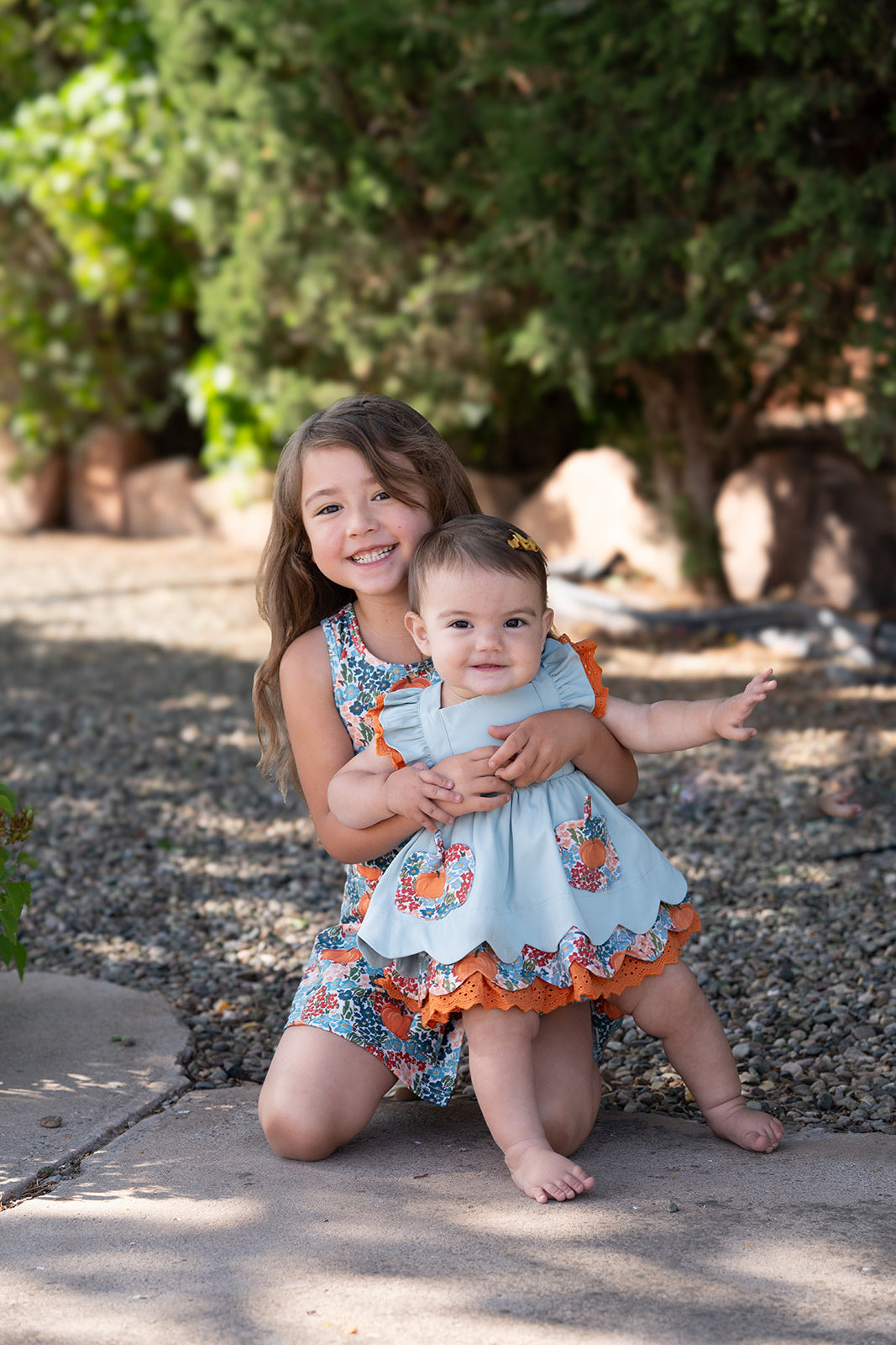 Pumpkin Petals Pinafore (Preorder)
