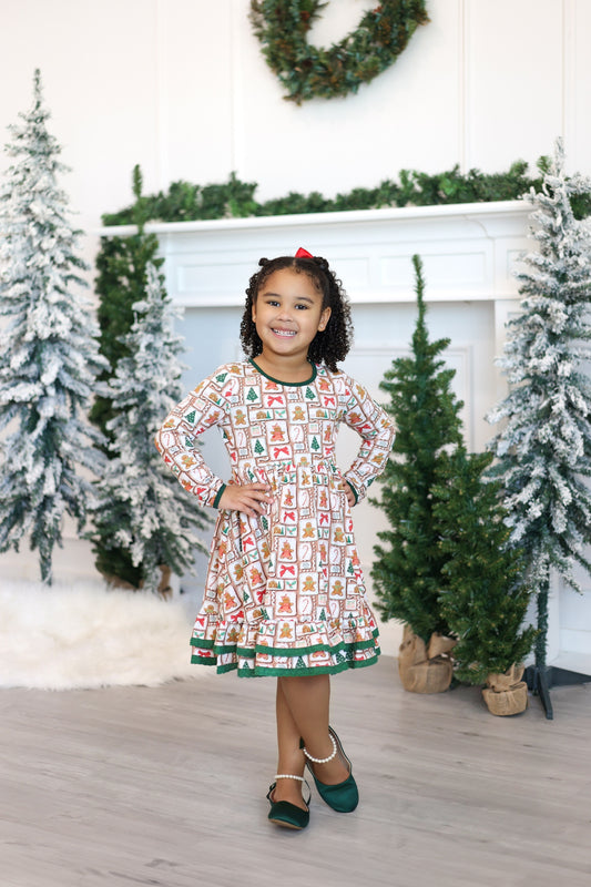 Cookie Cutter Christmas Dress (Preorder)