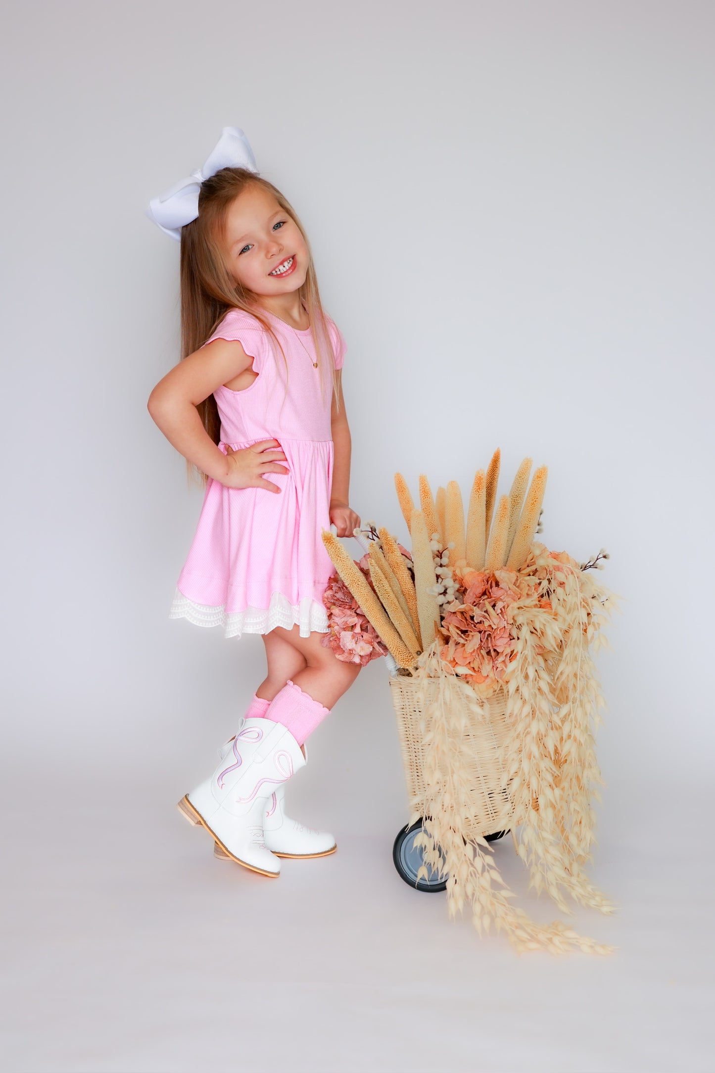 Spring Ribbed Playset- Pink (RTS)