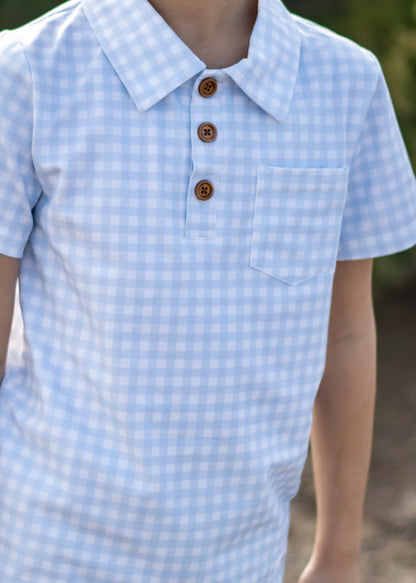 Blue Gingham Gavin (RTS)