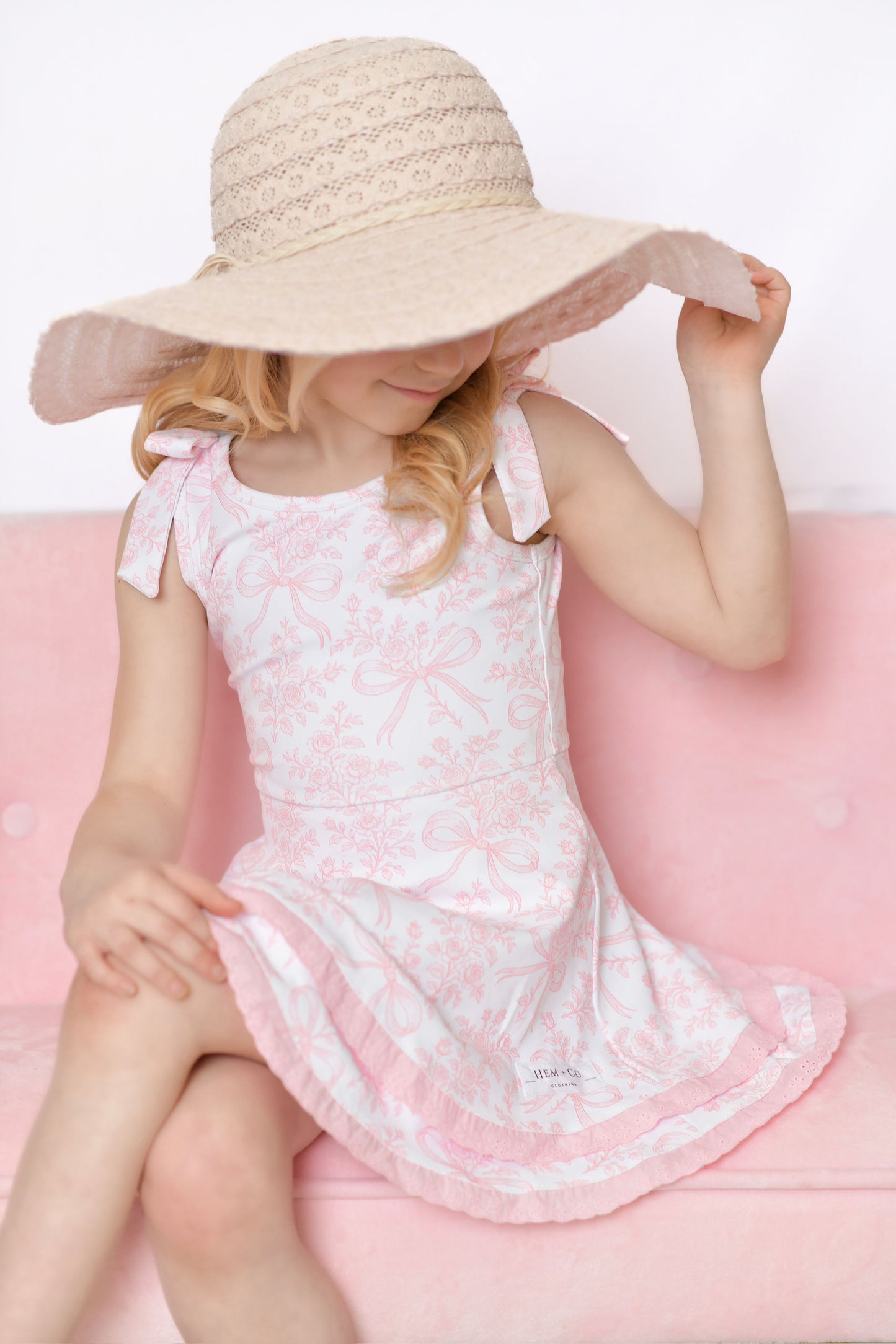 Pink Bow Active Dress (Preorder)