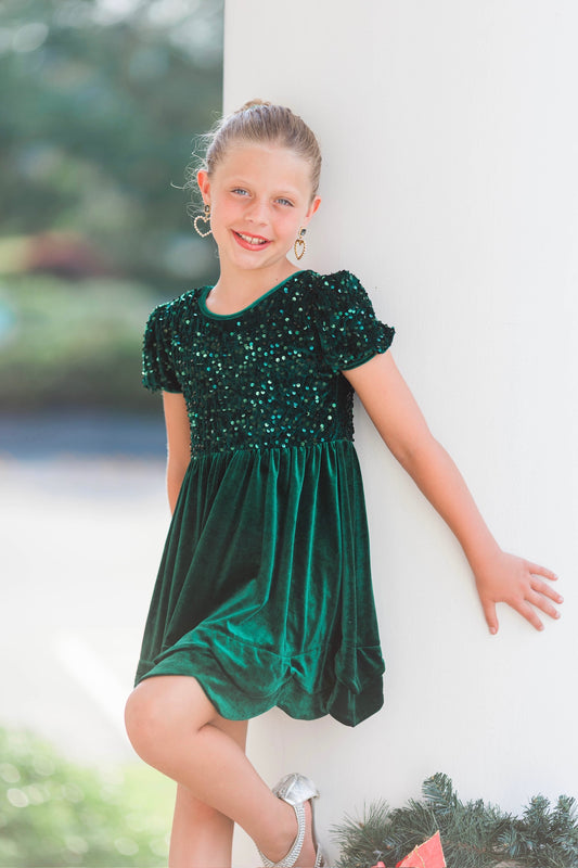 The Celebration Dress- Green (Preorder)