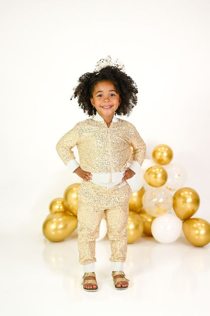 Sparkle Jacket- Gold (RTS)
