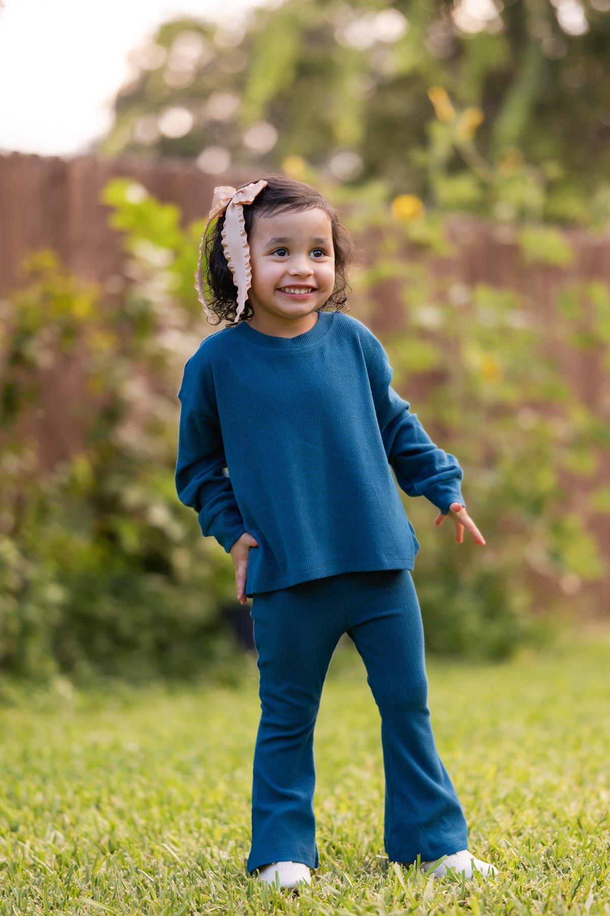 Ribbed Set- Sapphire (Preorder)