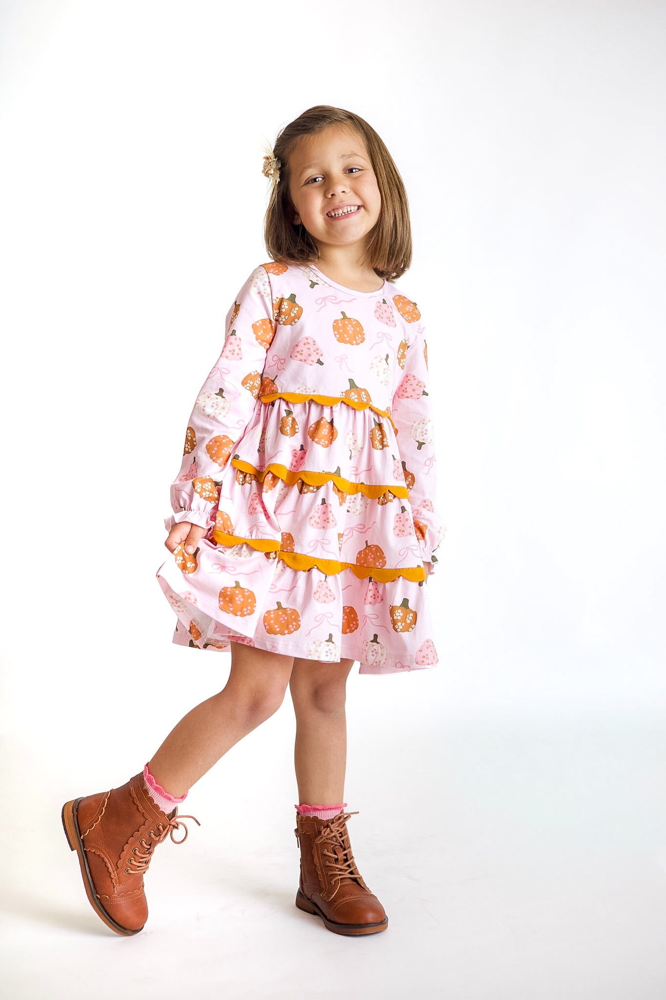 Pink Pumpkins Dress (RTS)