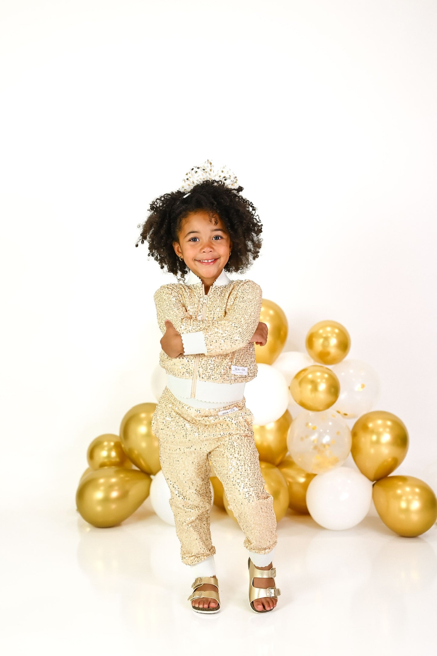 Sparkle Joggers- Gold (RTS)
