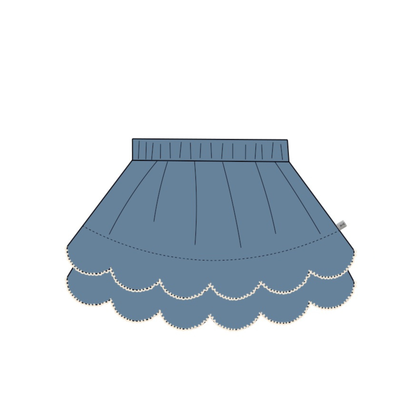 Fall Skort- Athleisure (RTS)