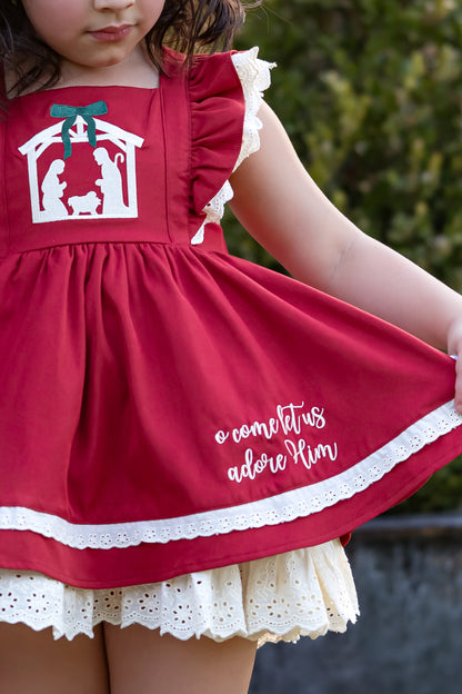 Come Adore Him Pinafore (Preorder)