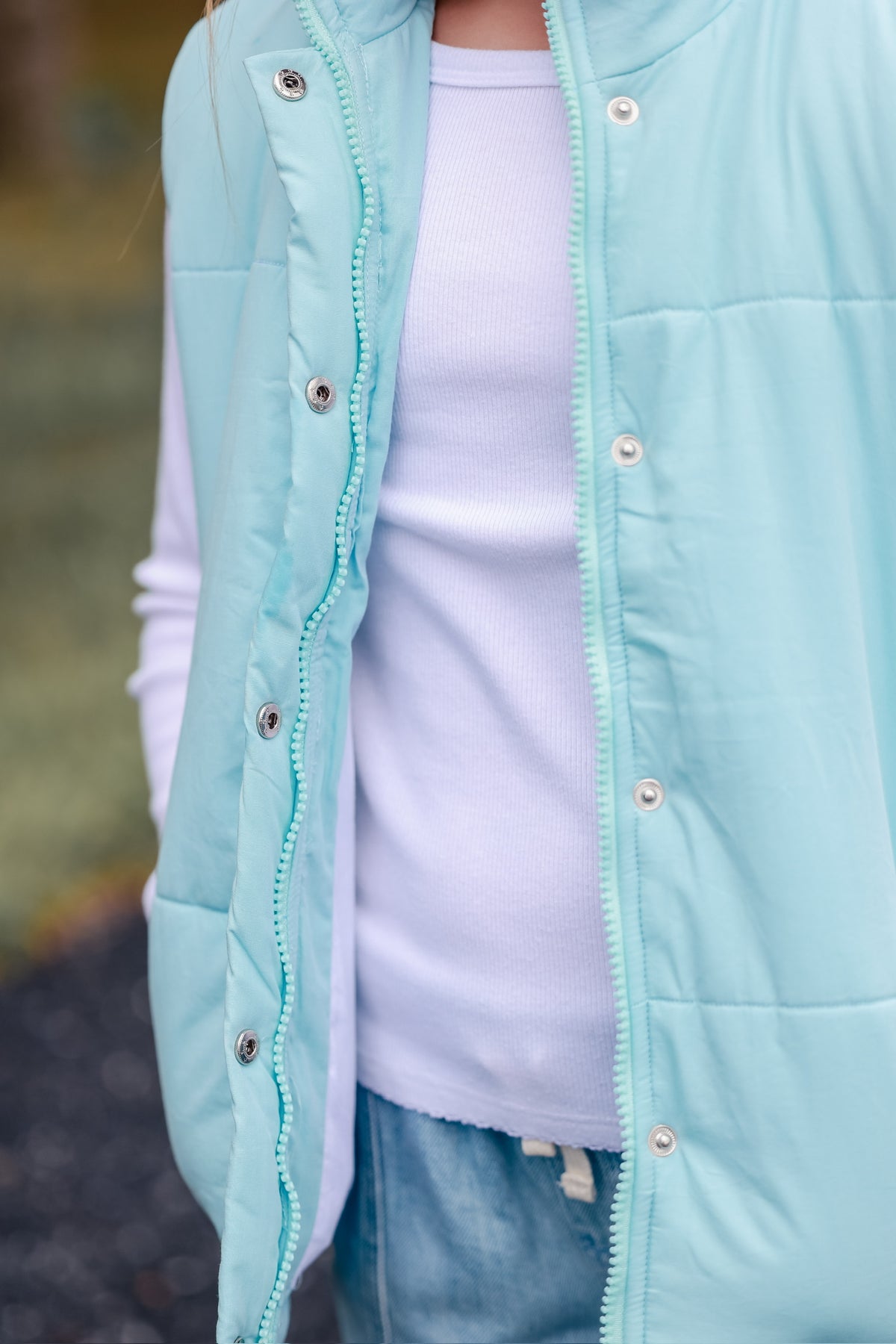 Puffer Vest- Blue (Preorder)