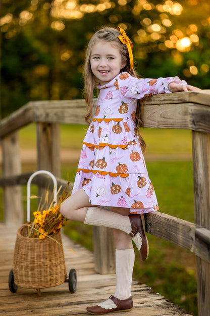 Pink Pumpkins Dress (RTS)