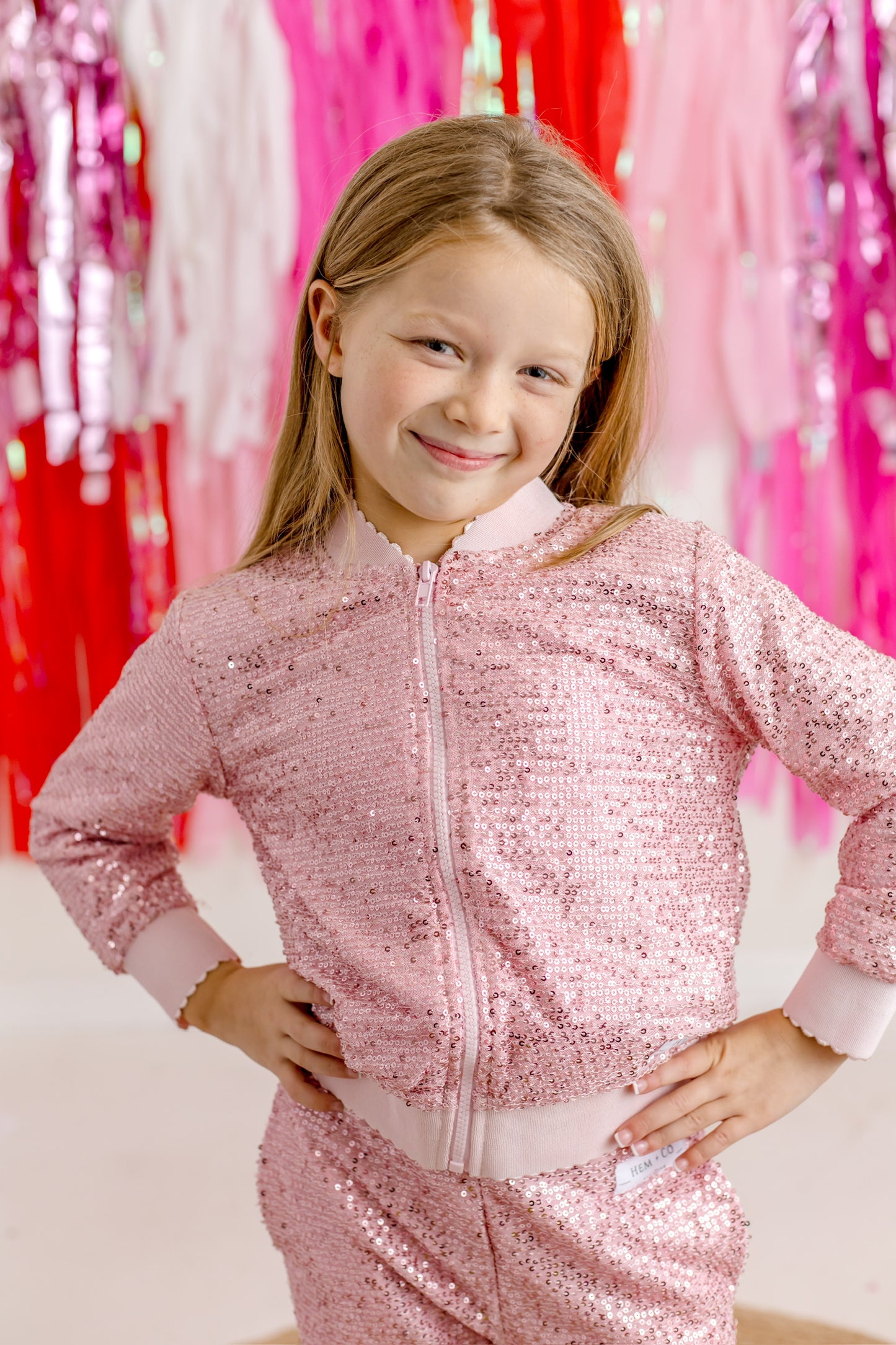 Sparkle Jacket- Pink (RTS)