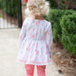 Pink Christmas Maddie *SHORT SLEEVE TUNIC ONLY*